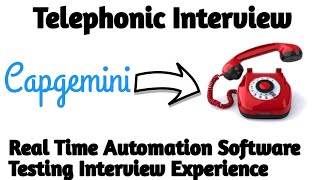 Capgemini Automation Testing Interview Experience  Real Time Interview Questions and Answers [upl. by Notsej]