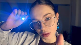 ASMR The Tingliest Eye Exam Ever 👁️  Light Triggers Peripheral Vision Test Glasses Fitting [upl. by Notsyrb427]