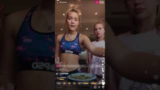 Look how Olivia Ponton cooks well Instagram LIVE 20200114 [upl. by Brodie658]