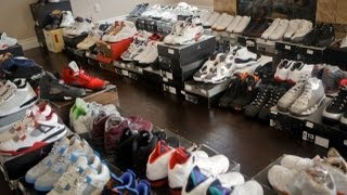 A quotSneak Peekquot Inside DeMar DeRozans Shoe Room [upl. by Bashee]