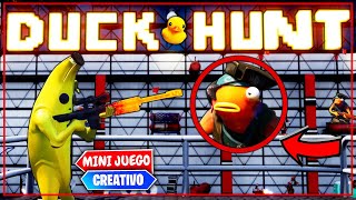 SE ENFADA MUCHO 😂 DUCK HUNT FORTNITE MINIJUEGOS [upl. by Dorothea]