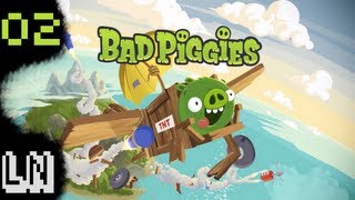 Lets Play Bad Piggies 02  Mister Captain McFancy Pig [upl. by Kappel]