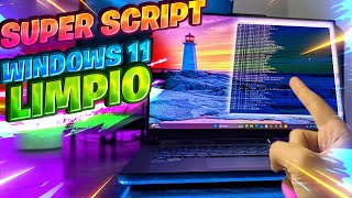 Windows 11 2024 Más LIMPIO con este SCRIPT  Un SUPER Windows Más ESTABLE [upl. by Bernardi581]