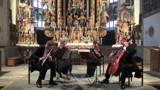 Mozart Quartett Salzburg  Michael Haydn  Flötenquartett [upl. by Eniksre849]