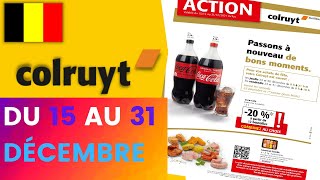 folder COLRUYT du 15 au 31 décembre 2021 ⚠️ Arrivage  BELGIQUE [upl. by Akilat939]