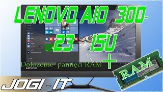 Lenovo AIO 30023ISU dołożenie pamięci ram demontaż How to upgrade ramdisassembly [upl. by Enirol435]