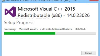 How to Download and Install Visual C Redistributable Packages for Visual Studio 2015 [upl. by Maer]