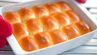 Easy ONE HOUR DINNER ROLLS  How to make Soft Fluffy Dinner Rolls In One Hour  One hour rolls [upl. by Skees372]