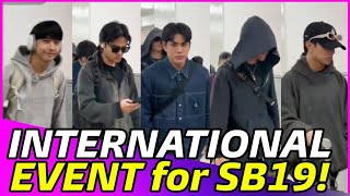 SB19 is GOING ABROAD for an international event More video of SB19 spotted at the airport [upl. by Kenweigh]