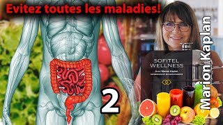 Toute maladie commence dans lintestin 02  Marion Kaplan au Maroc [upl. by Yenffit]