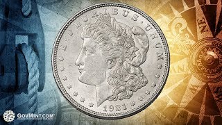 1921 Morgan Silver Dollar Coin [upl. by Thorbert]