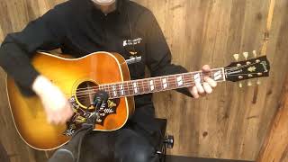 Gibson Hummingbird Original HCS 22723087【暖かい低音が心地良い】試奏動画 [upl. by Clemmy926]