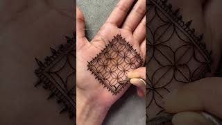 Simple mehendi design shorts mehndi youtubeshorts ytshorts mehndidesign henna [upl. by Arehc]