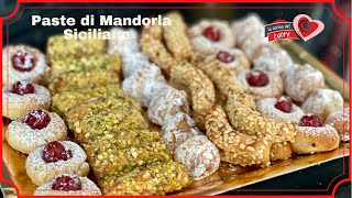 Biscotti Paste di Mandorla Siciliana ricetta facile veloce [upl. by Estrellita]