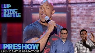 ReReactions Greg and Elliott Respond to Comments on The Rock and More  Lip Sync Battle [upl. by Enirahtak]