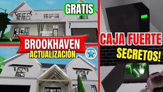 SECRETOS NUEVA ACTUALIZACIÓN BROOKHAVEN rp CAJAS FUERTES en Roblox [upl. by Nilla]