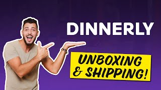 Dinnerly Meal Delivery Kit Review  Unboxing amp Shipping [upl. by Kunin]