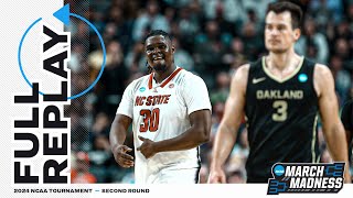 NC State vs Oakland 2024 NCAA mens second round  FULL REPLAY [upl. by Dacie]