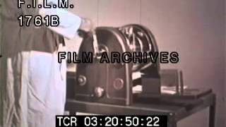 Mimeograph Machine stock footage  archival footage [upl. by Aetnuahs]