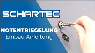 Einbau Universal Notentriegelung für Sektionaltore  Schartec [upl. by Vergos]