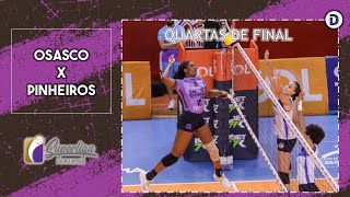 Osasco x Pinheiros  QUARTAS DE FINAL Jogo 1  Melhores Momentos  Superliga Feminina 2324 [upl. by Gnuy]