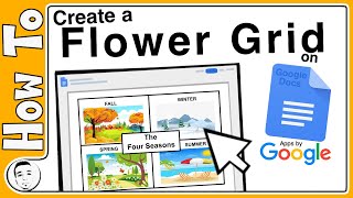 Create a 4Way Flower Grid in Google Docs [upl. by Laemaj]