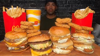 ASMR MCDONALDS MUKBANG [upl. by Ojyma]