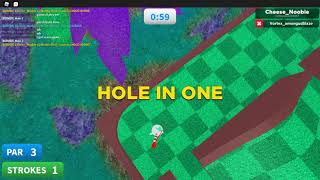 hole 2 grove my hio with new sens Roblox Super Golf [upl. by Naloc]