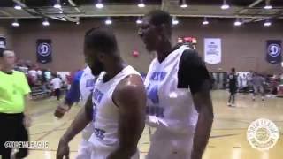 2016 Drew League  Shannin Sharpe Throws Down a MONSTER Dunk [upl. by Esinrahc]