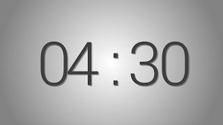 4 Minutes 30 seconds countdown Timer  Beep at the end  Simple Timer four min thirty sec [upl. by Lenoil]