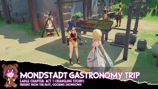 Genshin Impact  Mondstadt Gastronomy Trip XiangLing Act 1 Part 2 [upl. by Thorr]