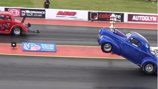 Dragstalgia 2016 part 14 US Fuel Altereds Cannonball etc [upl. by Yruam]