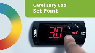 Changing the Set Point Carel Easy Cool Digital Controller [upl. by Aisitel]