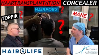 Haartransplantation Wann wieder HaarverdichtungsspraysStreuhaarSchütthaar ToppikCover Hair DM [upl. by Laitselec187]