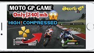 Download Motogp ppsspp psp 2018 Data unlocked All LevelFor AndroidhighcompresseONLY 240MBTELUGU [upl. by Vassily118]