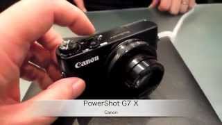 Canon：10型センサー搭載デジタルカメラ「PowerShot G7 X」製品紹介 [upl. by Ennaecarg]