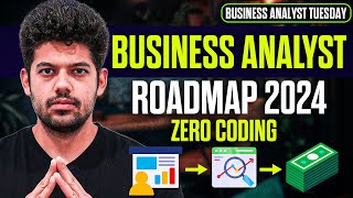 Business Analyst ROADMAP 2024  ZERO Coding  Skills  Interview  Hrithik Mehlawat  BAT 01  India [upl. by Haslett401]