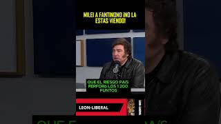 ENTREVISTA MILEI A FANTINO ¡NO LA VES milei politica ln c5n [upl. by Eirret]