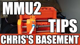 Prusa MMU2 Multi Material Unit  Tips and Tricks  Chriss Basement [upl. by Nnaitak]