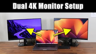 Connect Dual 4K Monitors to your Macbook or Windows Laptop w UGREEN Docking Station [upl. by Yseult]