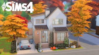 Autumnal Mt Komorebi House  No CC  Sims 4 Speed Build [upl. by Tnahsin353]