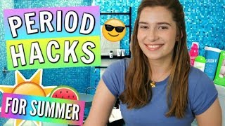 Period Life Hacks for Summer [upl. by Ateuqirne]