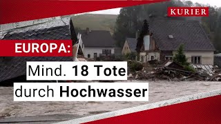 Tote durch Hochwasser Dramatische Bilder aus Mitteleuropa [upl. by Kellene]