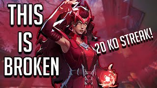 Scarlet Witch Is BROKEN  Marvel Rivals Gameplay  Scarlet Witch Gameplay  Tips [upl. by Ennaeerb]