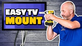 How to Mount a TV Perfectly  Wall Mount Full Tutorial [upl. by Yam]