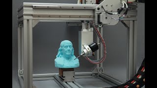 5AXISMAKER  CASE STUDY 01  Sculpting a Bust [upl. by Ginelle163]