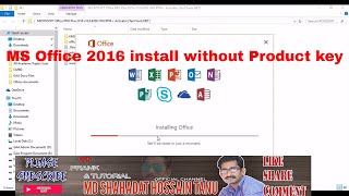 How to Activate Microsoft office 2016 For Free  3264 bit  Activation 100without key [upl. by Welles122]