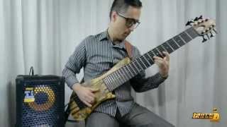 Igor Saavedra plays the Markbass Minimark 802 [upl. by Wildee]