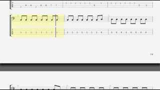 fallen angel backing track bass y tabs [upl. by Asirrak]