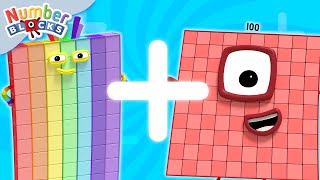 🔢 Addition Special Level 5 🧮  30 minute Compilation  Numbers Cartoon for Kids  Numberblocks [upl. by Niledam]